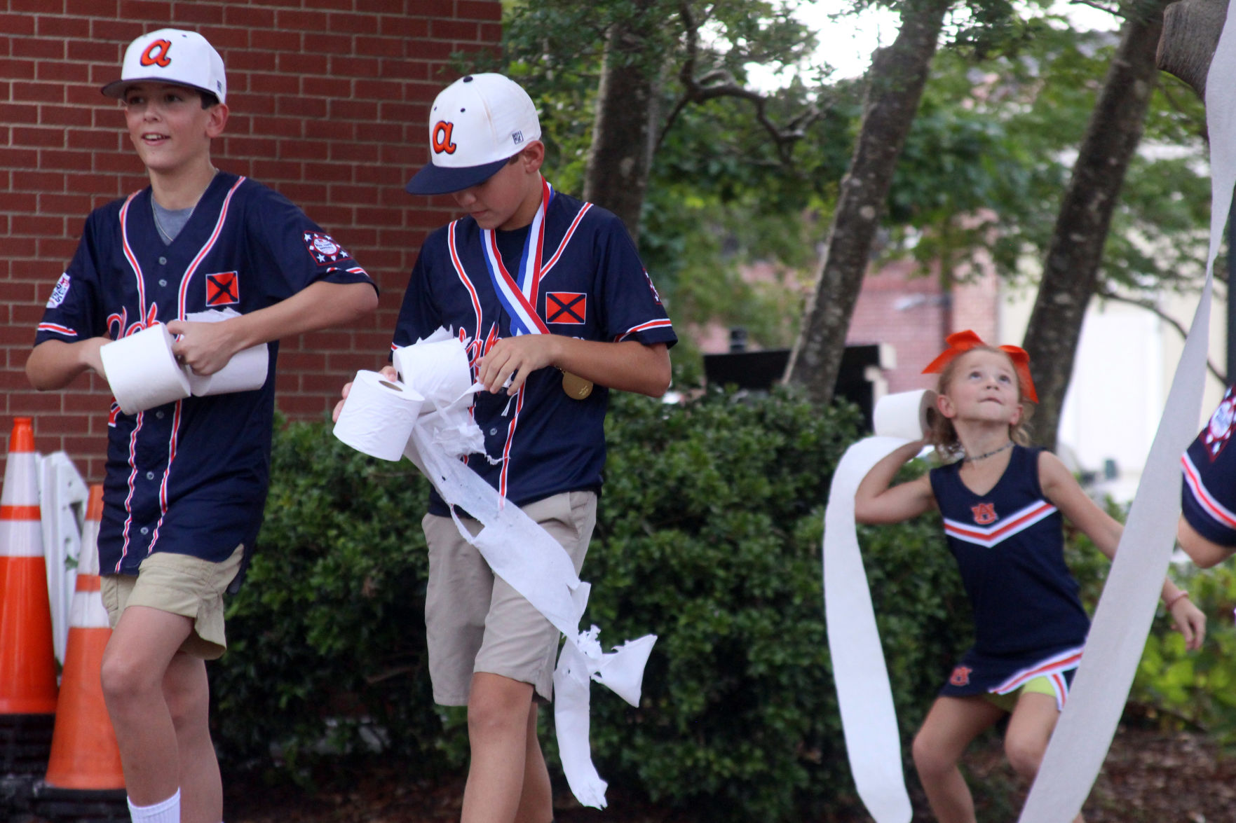 Auburn Orange Dixie Youth Baseball World Series champion celebration